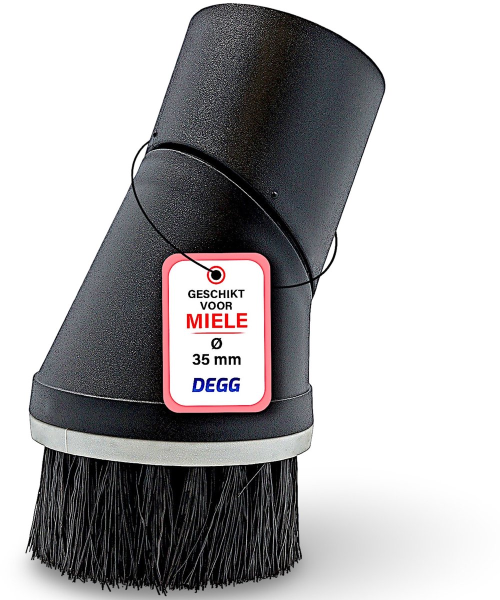 DEGG® - Stofzuiger Plumeau 35mm - Geschikt voor Miele - Opzetstuk Stofzuiger - Stofzuiger Mond - Opzetborstel - Plumeau Stofzuiger Mondstuk - Stofzuiger Hulpstuk - Plumeau Compact