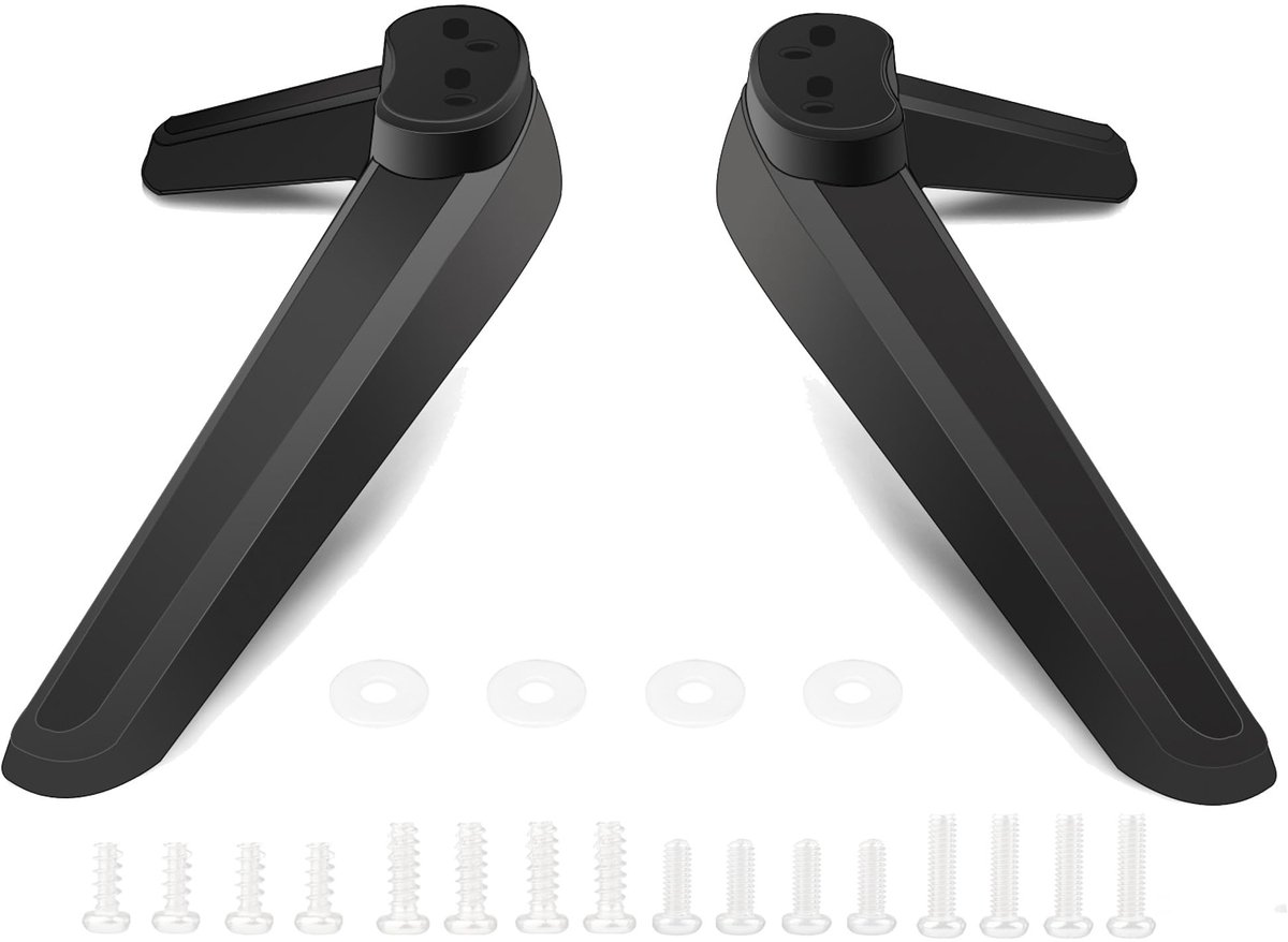 Allecto - - TV Stand - Universele TV Voet - Eenvoudig te Installeren - Geschikt voor LED en Plasma - Met Schroeven - Compatibel met Veel TV Merken
