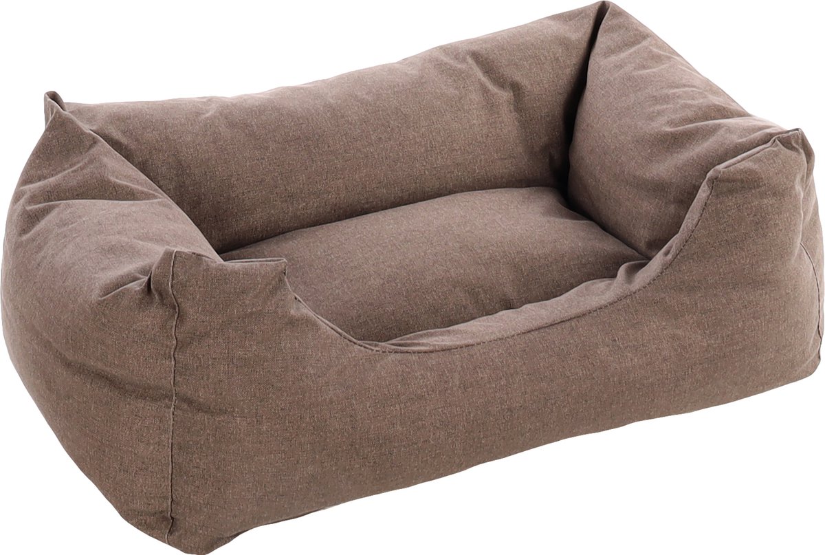 Flamingo Lotta - Mand Honden - Mand Lotta Rechthoekig+rits Taupe 65x50x20cm - 1st - 135298 - 1st