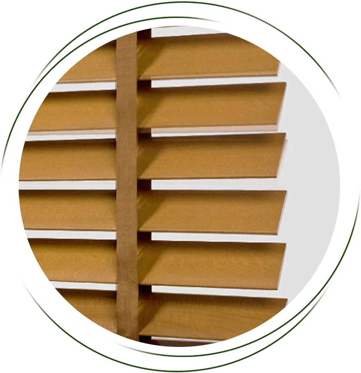 Houten Jaloezieën - Horizontale Raambekleding - Privacy en Zonwering - Massief Duurzaam Ho