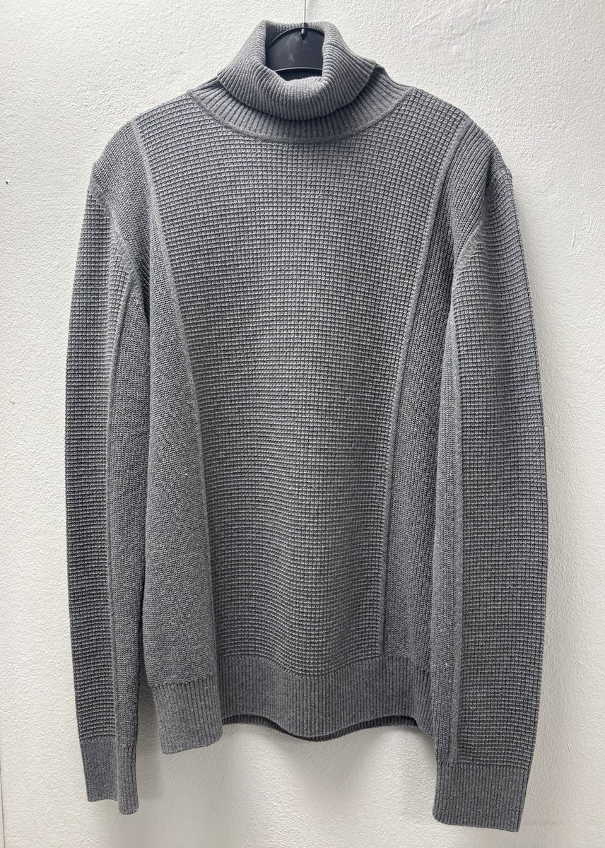 G-Star Structure turtle knit Heren Truien Grijs