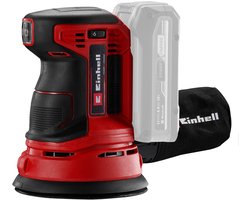 Einhell Accu Excentrische Schuurmachine TE-RS 18 Li Solo - Power X-Change - 18 V/Li-ion - Schuuroppervlak: Ø 125 mm - Incl. 1 x schuurpapier - Excl. Accu en lader