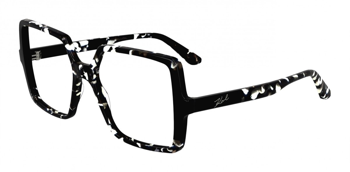 Karl Lagerfeld KL6169 Marble black/black 54/17/140 WOMAN Brilmonturen