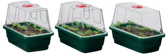 GARLAND MINI HIGH DOME PROPAGATOR (SET VAN 3) 17X10X12.5CM
