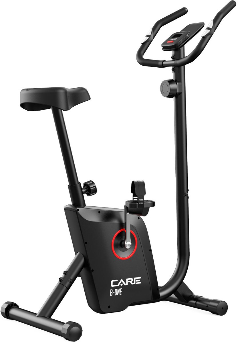 CARE B-ONE - Hometrainer - 4,5 kg vliegwielmassa - 14 handmatig instelbare weerstandsniveaus - Thuisgebruik