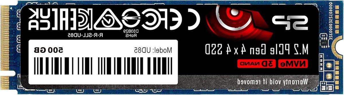 Interne SSD - Opslag Schijf - Computer Opslag Uitbreiden - M.2 NVMe Interface - 500GB - Zwart