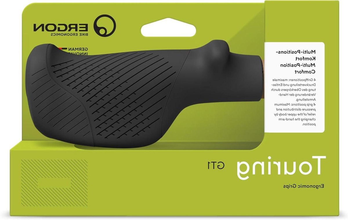 Fiets Handvatten - Fietshandvatten Stuur - Comfortabel Fietsen - Ergonomisch Ontwerp - 20.32 x 7.62 x 17.15 cm - Zwart