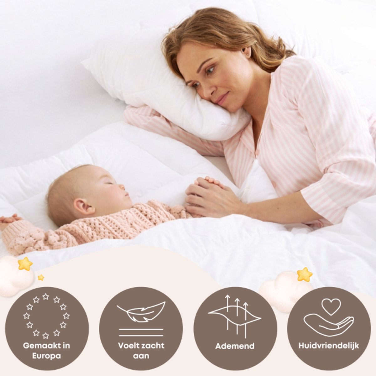 Ledikant Ledikant Ukkie All Season Dekbedset - afbeelding 5