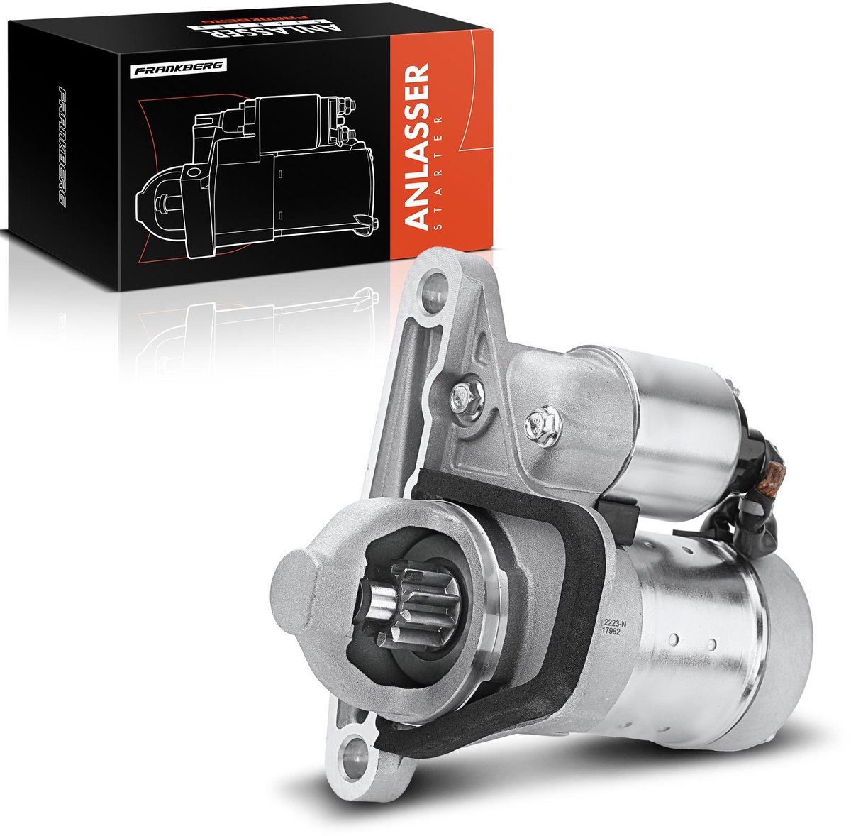 Frankberg 1x startmotor starter voor Nissan