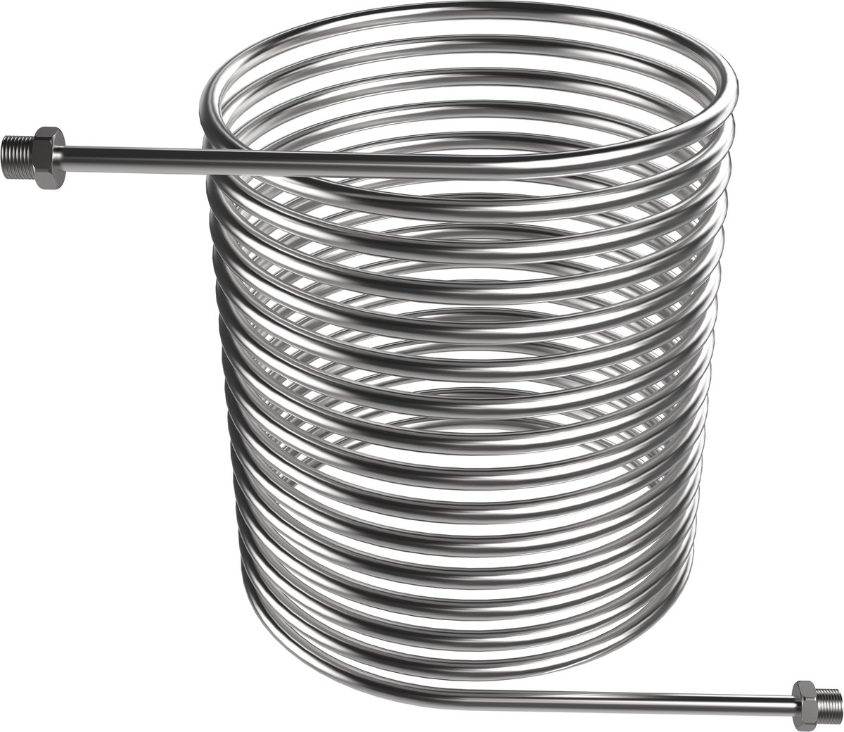RVS Zwembad Verwarming op Hout – Warmtewisselaar voor Zwembad 14m 304 RVS – Stroomloze Zwembad Heater met Spiraalbuis voor Houtkachel, Vuurkorf en Outdoor Zwembadverwarming