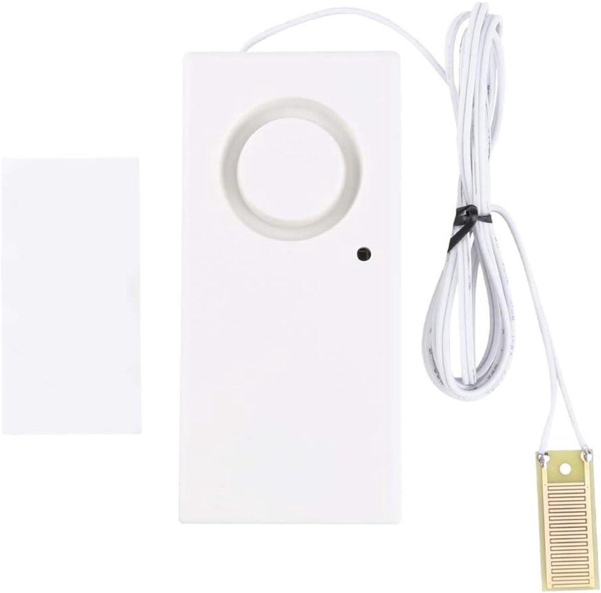 Waterlek Alarm - Waterdetector Geluid - Voorkom Watersschade - Gouden Gevoelige Sensor - 120 dB - Goud