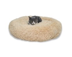 Topmast Fluffy Donut - Dierenmand - Donut Hondenmand - Beige - 60 cm