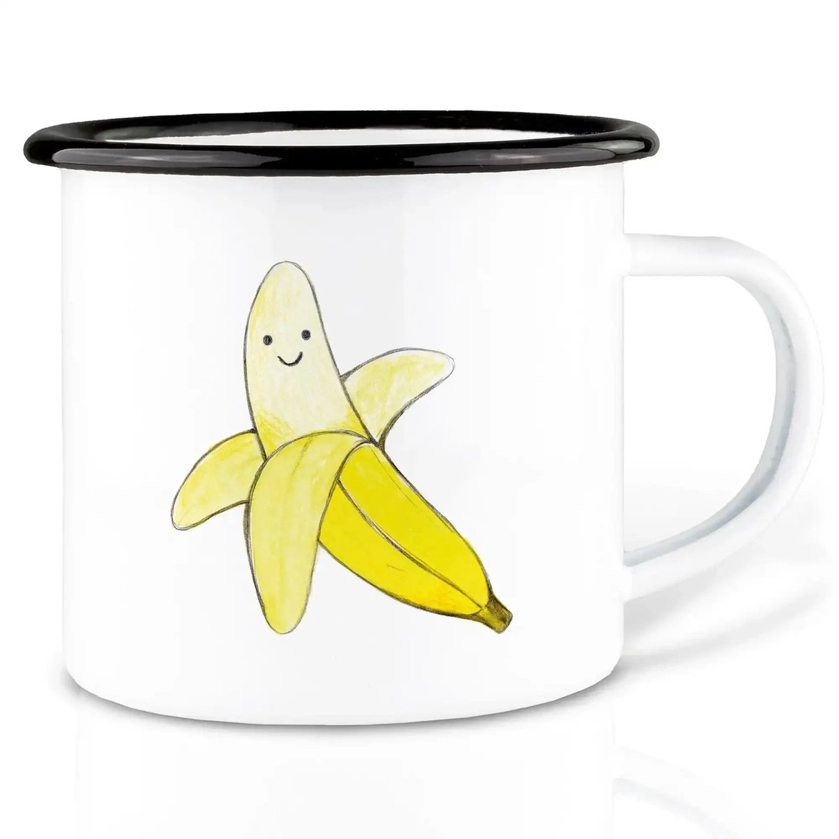 Emaille mok Banaan – 300 ml