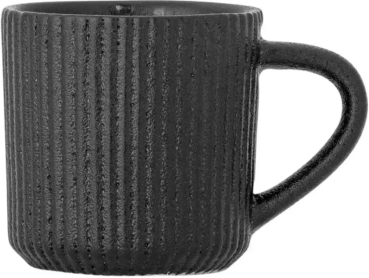 Espressomok aardewerk zwart Neri - 75ml