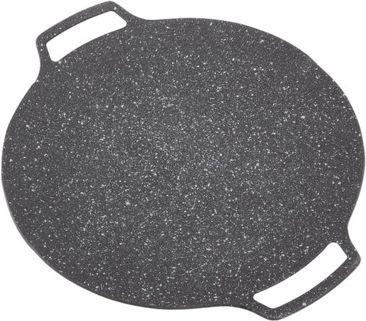 - Grillpan met Anti-aanbaklaag - Inductiekookplaat - Koreaanse BBQ - Ronde Bakplaat Koekenpan - Geschikt voor Thuis Buiten Fornuis Barbecue Camping - Universeel Type 30cm