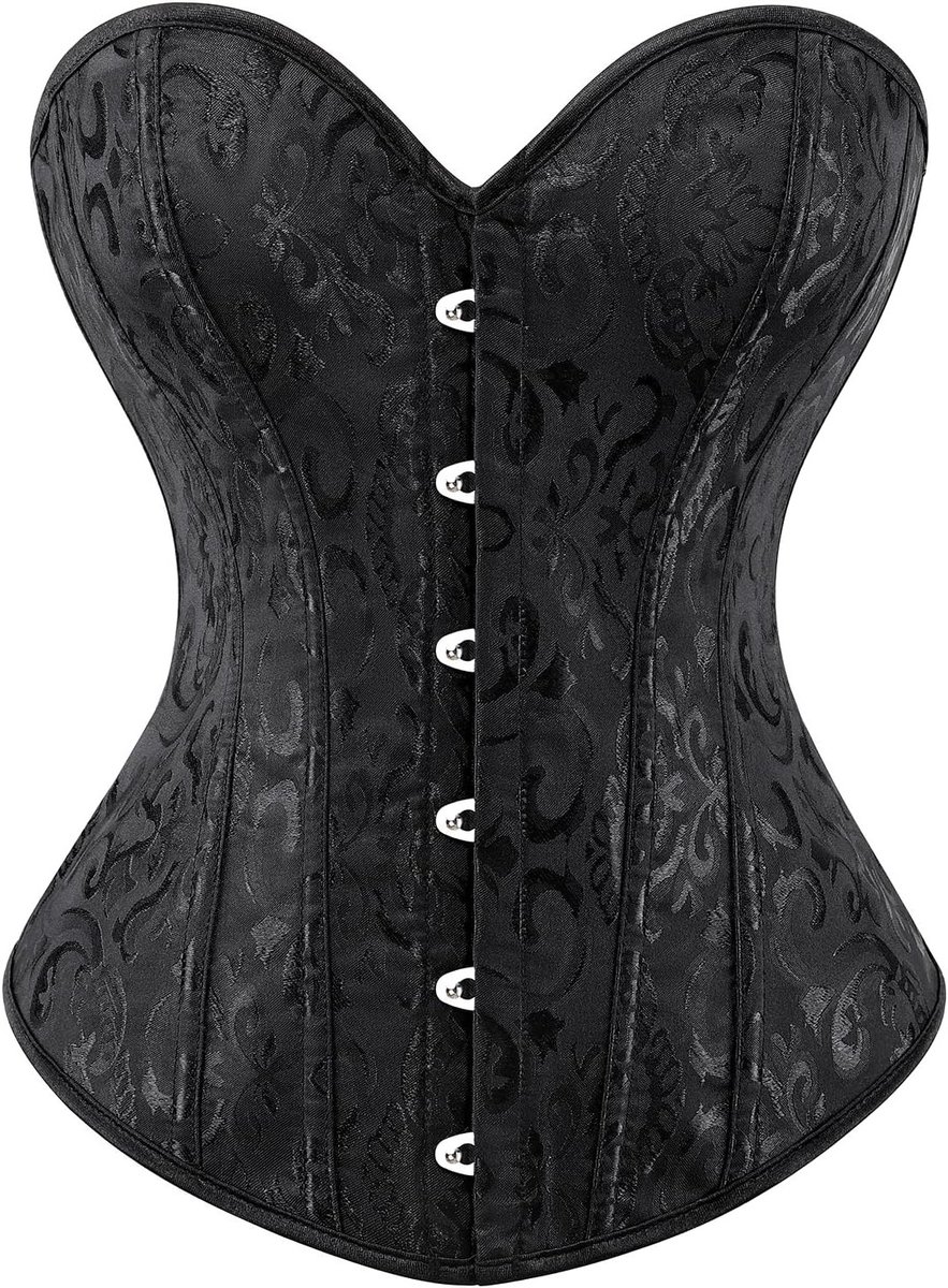 Gothic Vintage Corset Top voor Dames - Perfect voor Halloween en Feestjes, Elegante Lingerie