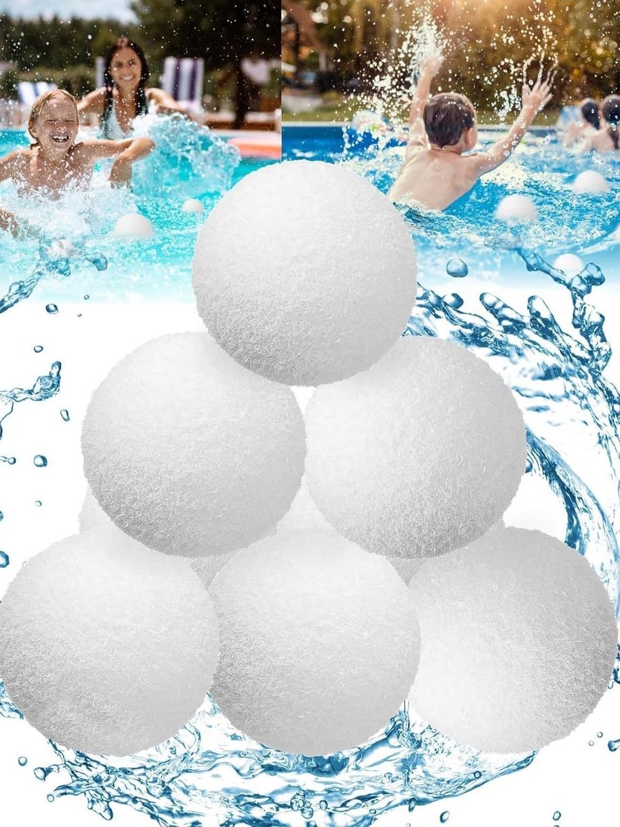 Olieabsorberende spons voor zwembaden en bubbelbaden, 8 stuks, ideaal voor zwembadonderhoud en reiniging