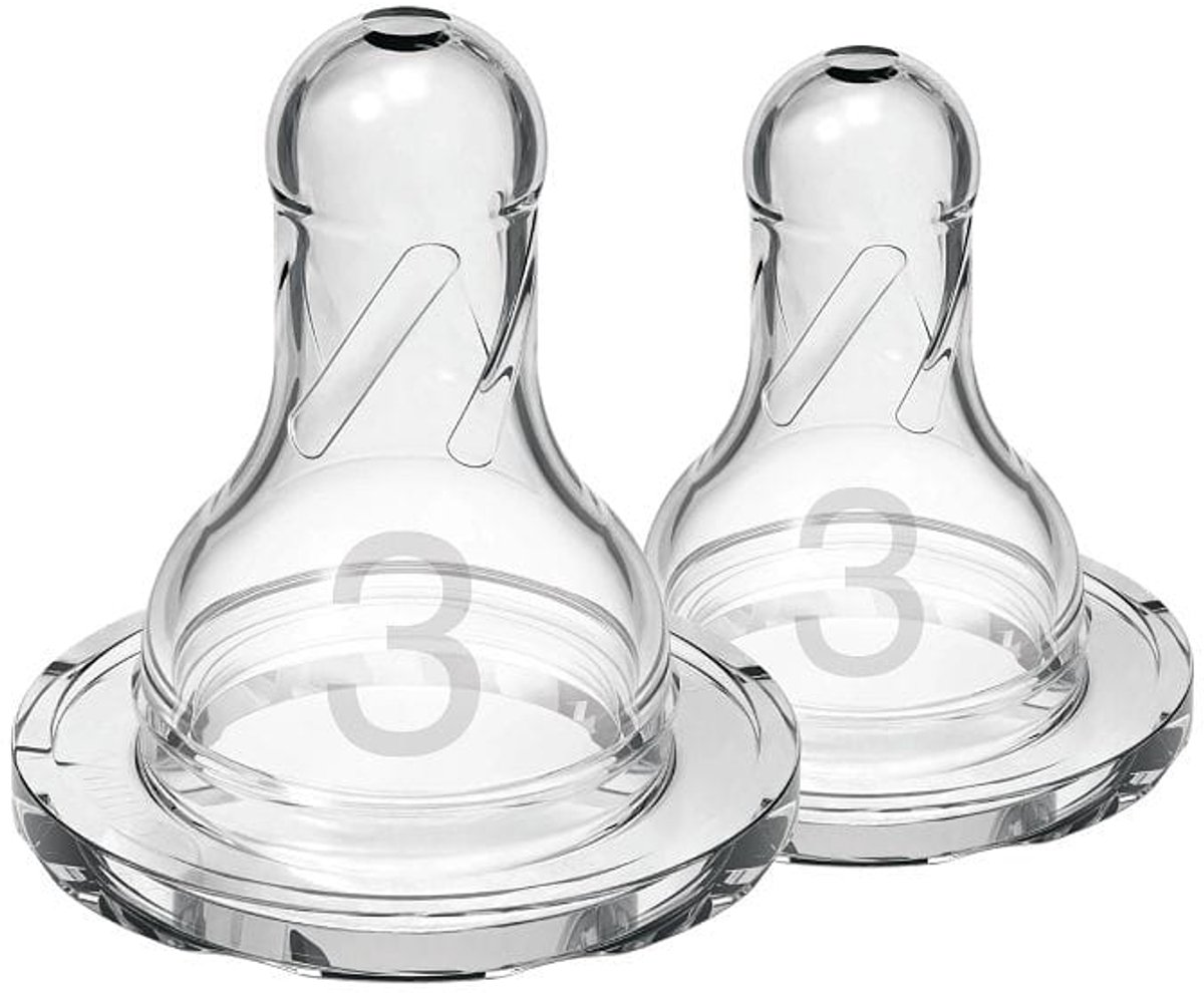 Bol.com Dr. Brown's Options+ Flesspeen - Fase 3 - Smalle halsfles - 2 stuks aanbieding