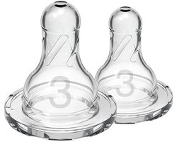 Dr. Brown's Options+ Flesspeen - Fase 3 - Smalle halsfles - 2 stuks