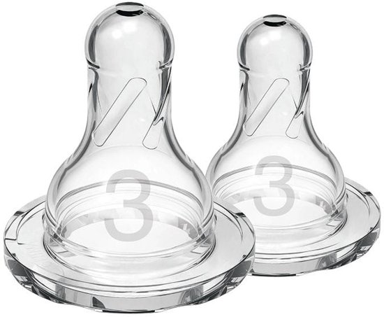 Dr. Brown's Options+ Flesspeen - Fase 3 - Smalle halsfles - 2 stuks