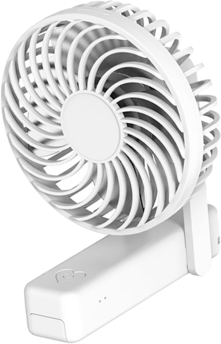 VHV - Handventilator - bladloze USB ventilator - USB oplaadbaar - bladloos - voor bureau, reis, tas, camping