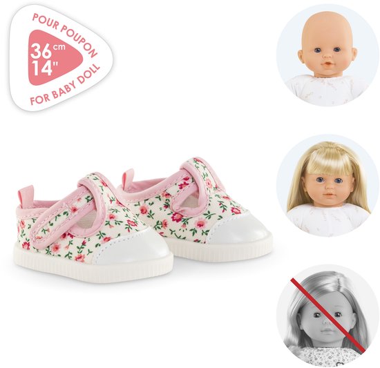 Corolle poppensneakers Rose Grenadine - poppenaccessoire 36cm. — afbeelding 3