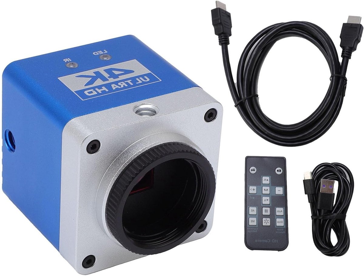Industriële digitale microscoopcamera met 8.3MP resolutie, 4K HD beeldkwaliteit en Type C output