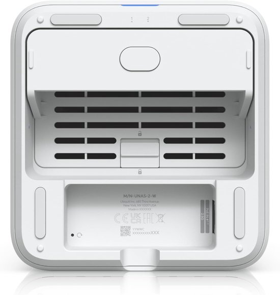 Netwerk Opslag - NAS Apparaat - Centraal Bestanden - Dubbele HDD Bay - 22.37 x 12.9 cm - Wit — afbeelding 3