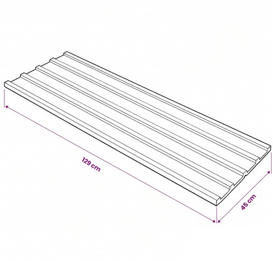 vidaXL - Dakpaneel - 12 - st - Antraciet - 129 - x - 45 - cm - Gegalvaniseerd - staal — afbeelding 2