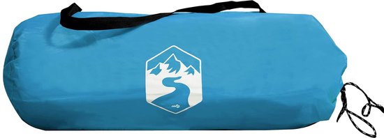 vidaXL - Backpacking - Tent - Blauw - 2-persoons - 185T - Polyester - met - PU - Coating van Vidaxl — afbeelding 5