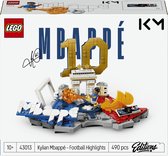 LEGO Editions Kylian Mbappé – Points forts du football Jouet de football pour enfants - 43013