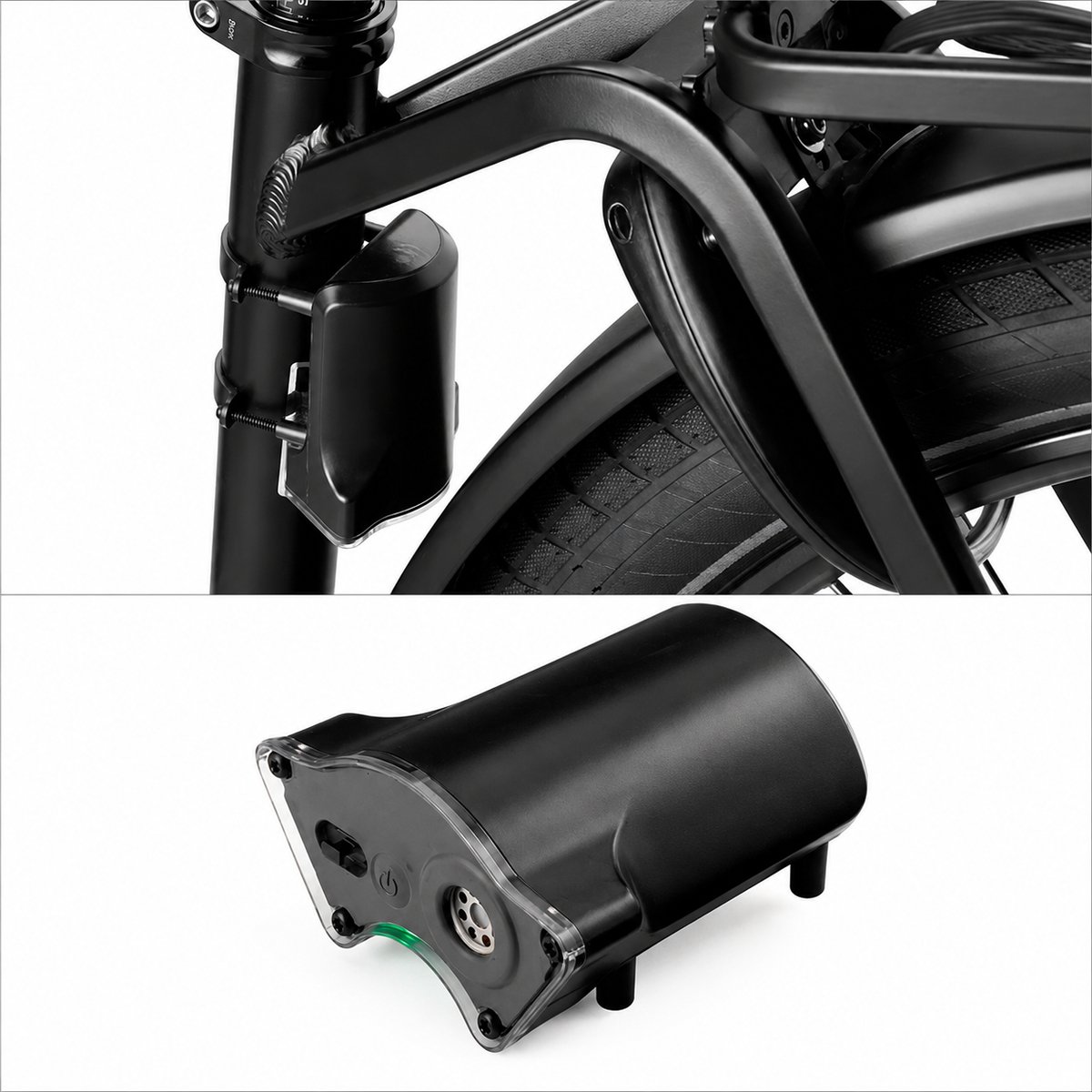 Bypoint fietsalarm met valdetectie – GPS tracker & diefstalbeveiliging – noodmelding bij ongeval – universele montage – zwart
