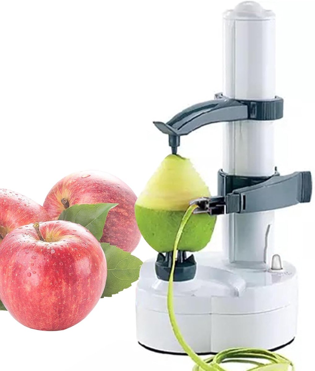 Elektrische Schillen - Groente Fruit - Keuken Gemak - Automatische Balans - 30x15 cm - Wit