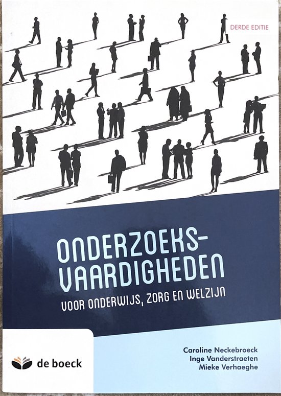 Onderzoeksvaardigheden 2021 - Caroline Neckebroeck, Inge Vanderstraeten, Mieke Verhaeghe