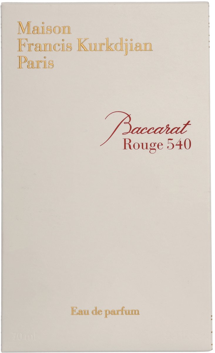 Maison Francis Kurkdjian Baccarat Rouge 540 eau de parfum spray 70 ml