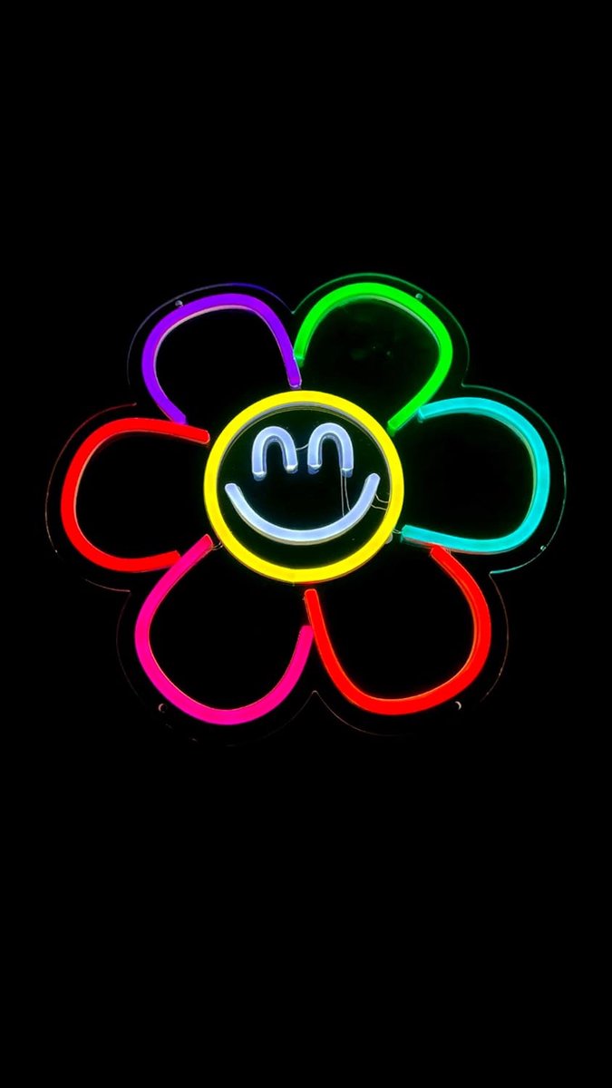 LED Neon Lamp - Bloem Licht - Decoratieve Verlichting - Direct Aansluitbaar - 32 cm Diameter - Meerkleurig