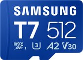 Samsung T7 - 512 Go - MicroSDXC - UHS-I