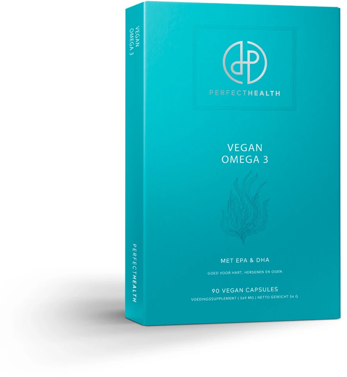Perfect Health Vegan Omega-3 Algenolie 1000 mg - Hoge Dosering DHA & EPA - 90 Capsules - Goed voor Hart, Hersenen & Ogen