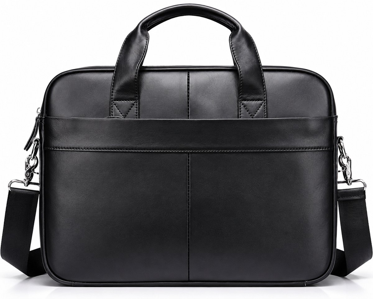 Laptoptas Schoudertas Handtas - Laptop 15 inch - Leer - Urban U®