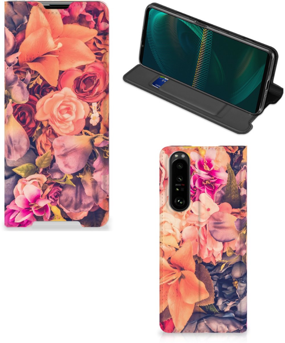Sony Xperia 5 III Smart Cover Bosje Bloemen