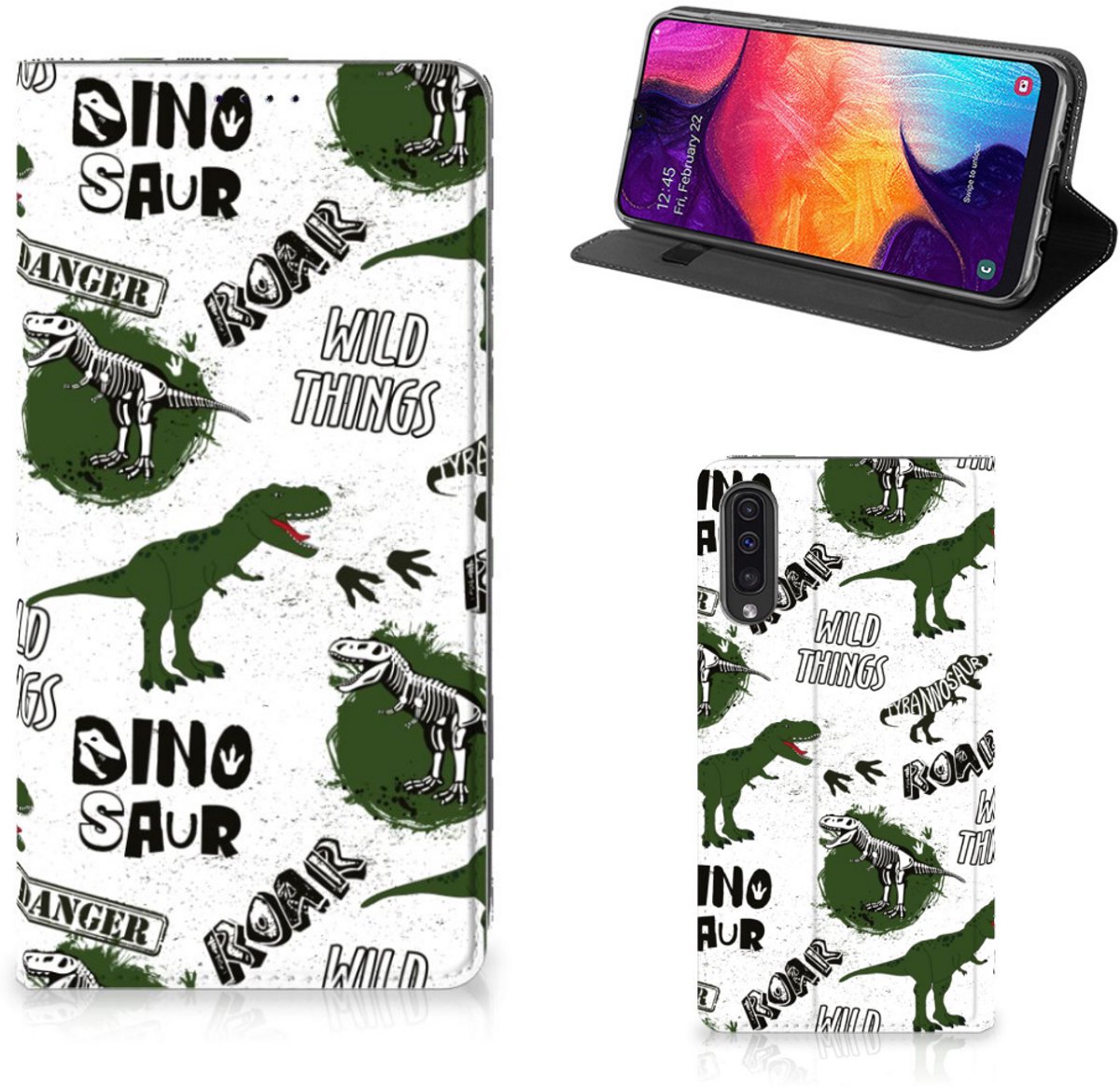 Hoesje maken voor Samsung Galaxy A50 Dinosaurus