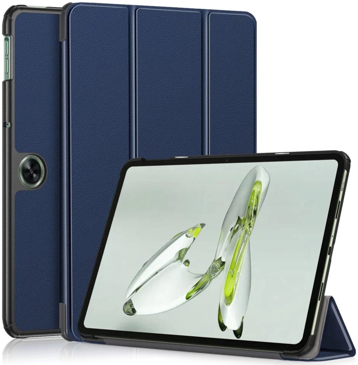 OnePlus Pad Go / Oppo Pad Neo / Air 2 Hoes Tri-Fold Book Case Blauw