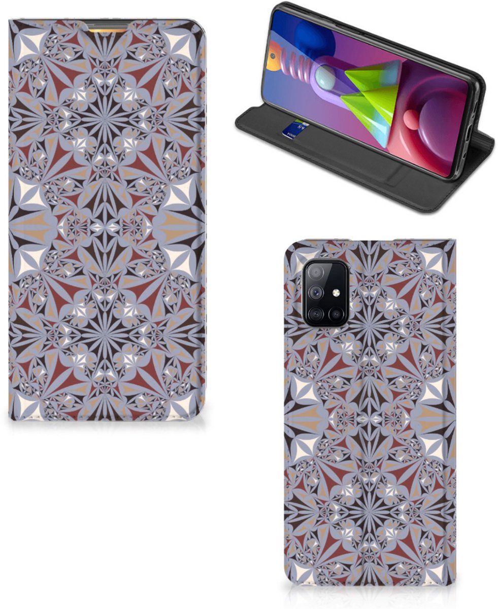 Samsung Galaxy M51 Standcase Flower Tiles