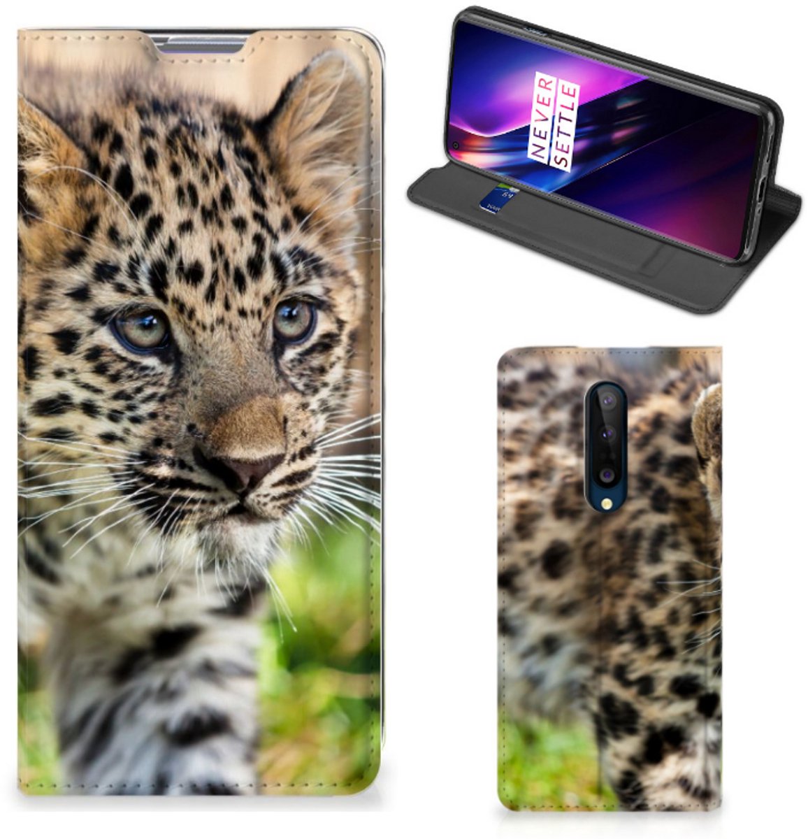 OnePlus 8 Hoesje maken Baby Luipaard