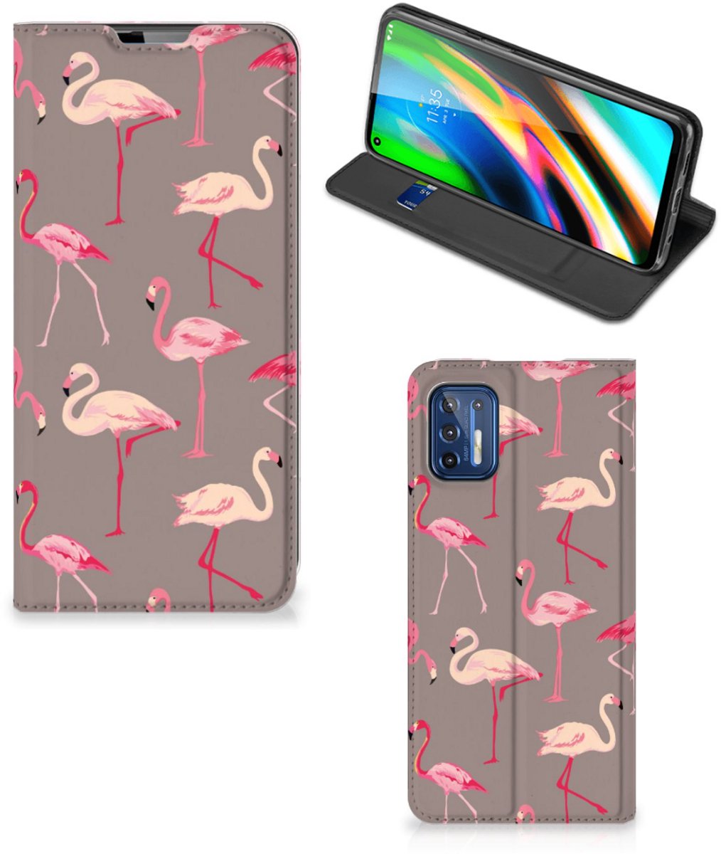 Motorola Moto G9 Plus Hoesje maken Flamingo