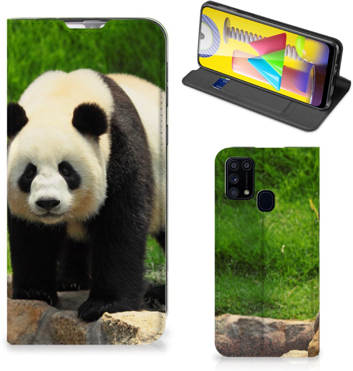 Samsung Galaxy M31 Hoesje maken Panda
