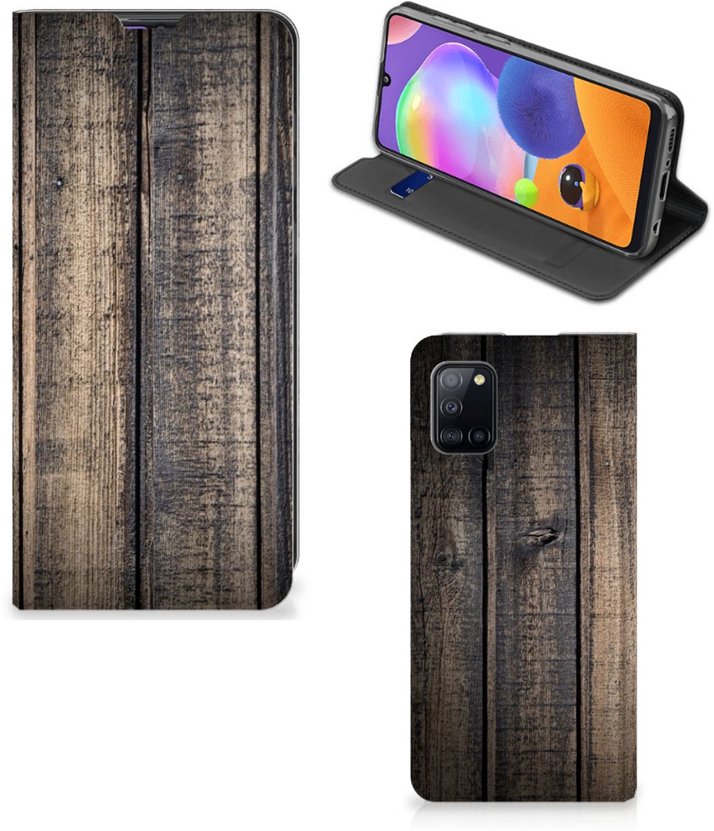 Samsung Galaxy A31 Book Wallet Case Steigerhout