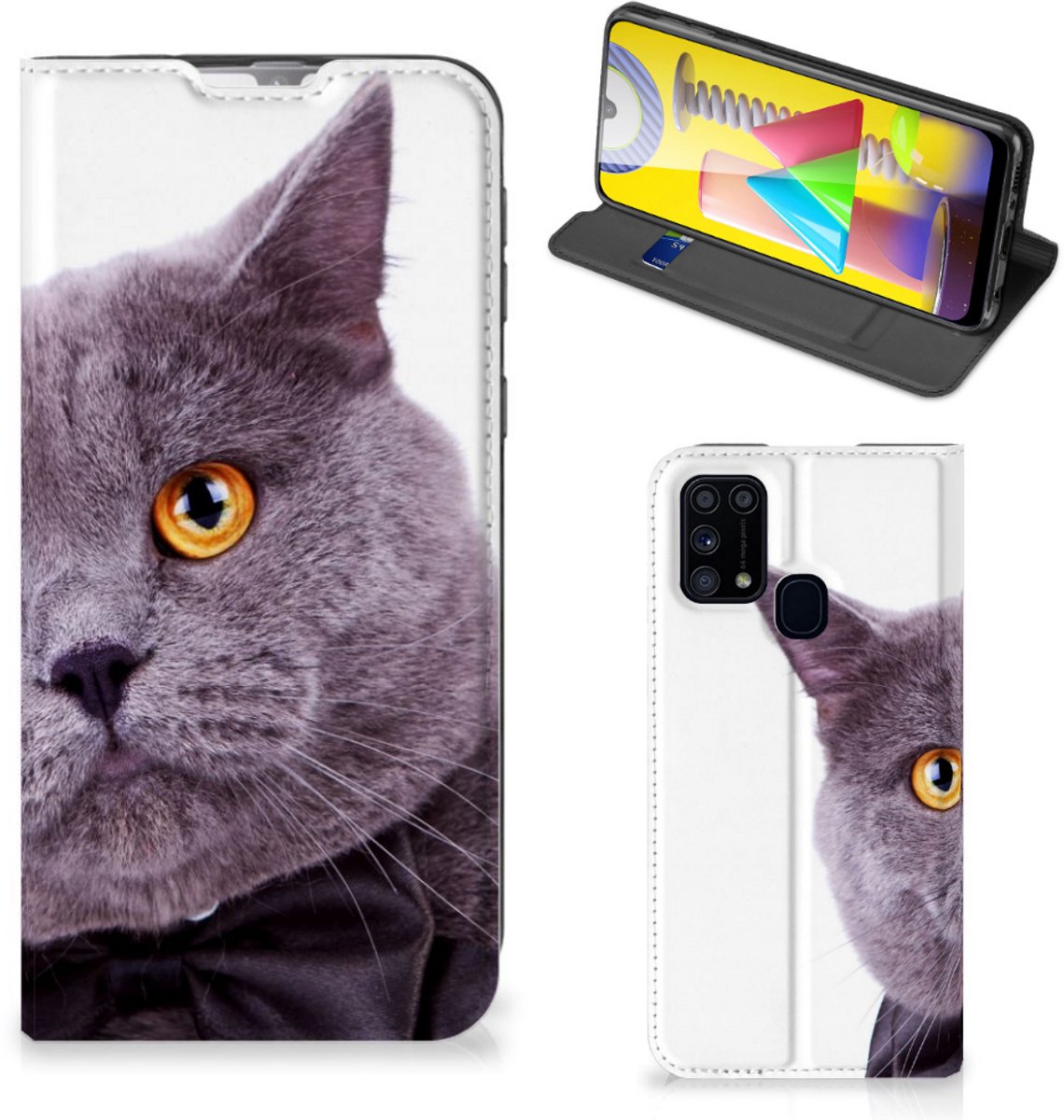 Samsung Galaxy M31 Hoesje maken Kat