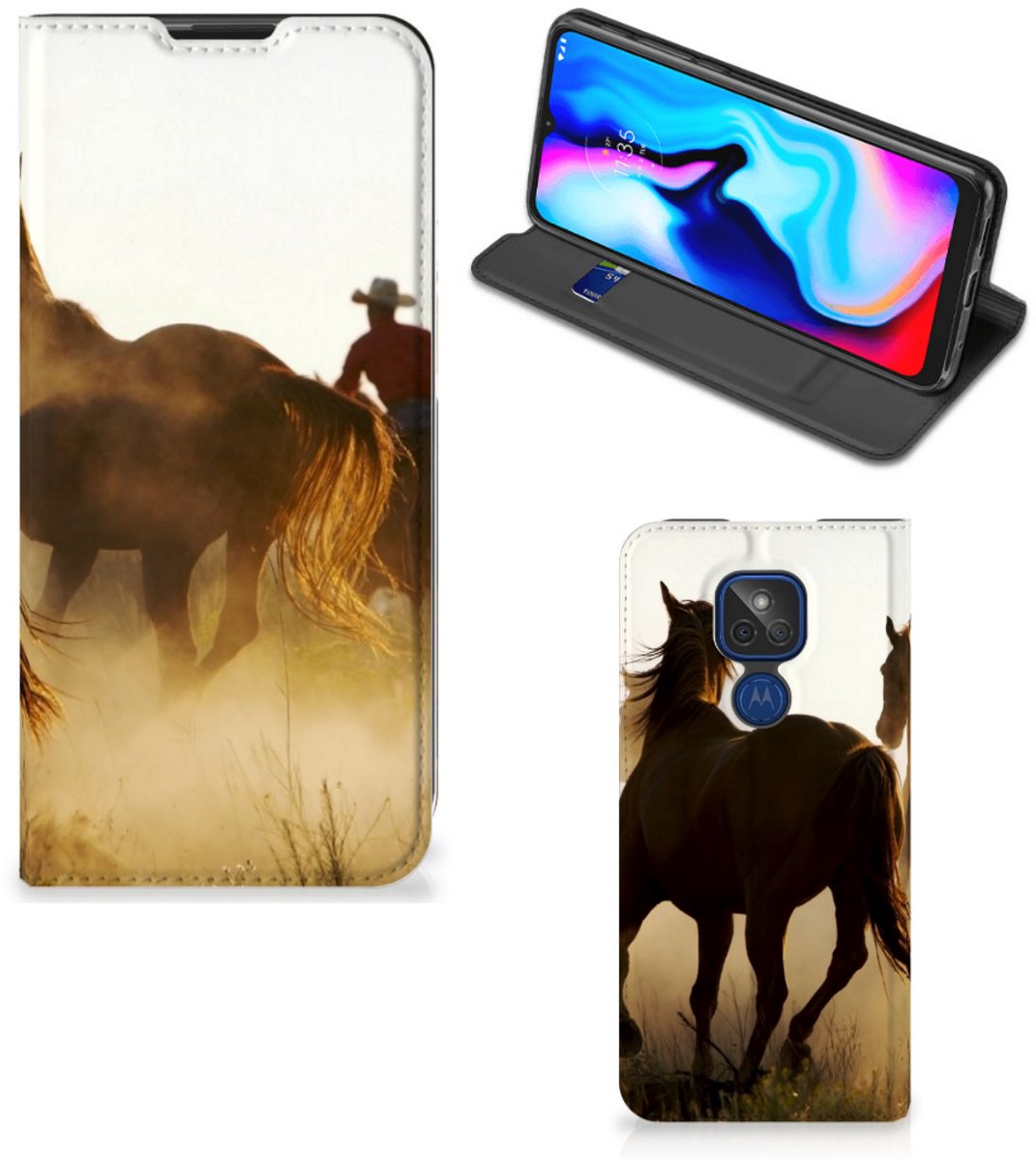 Motorola Moto G9 Play Hoesje maken Design Cowboy