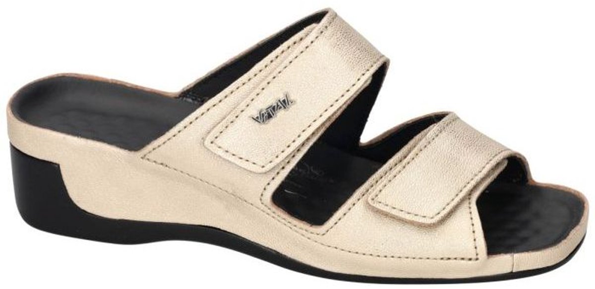Vital -Dames - goud - slippers & muiltjes - maat 39